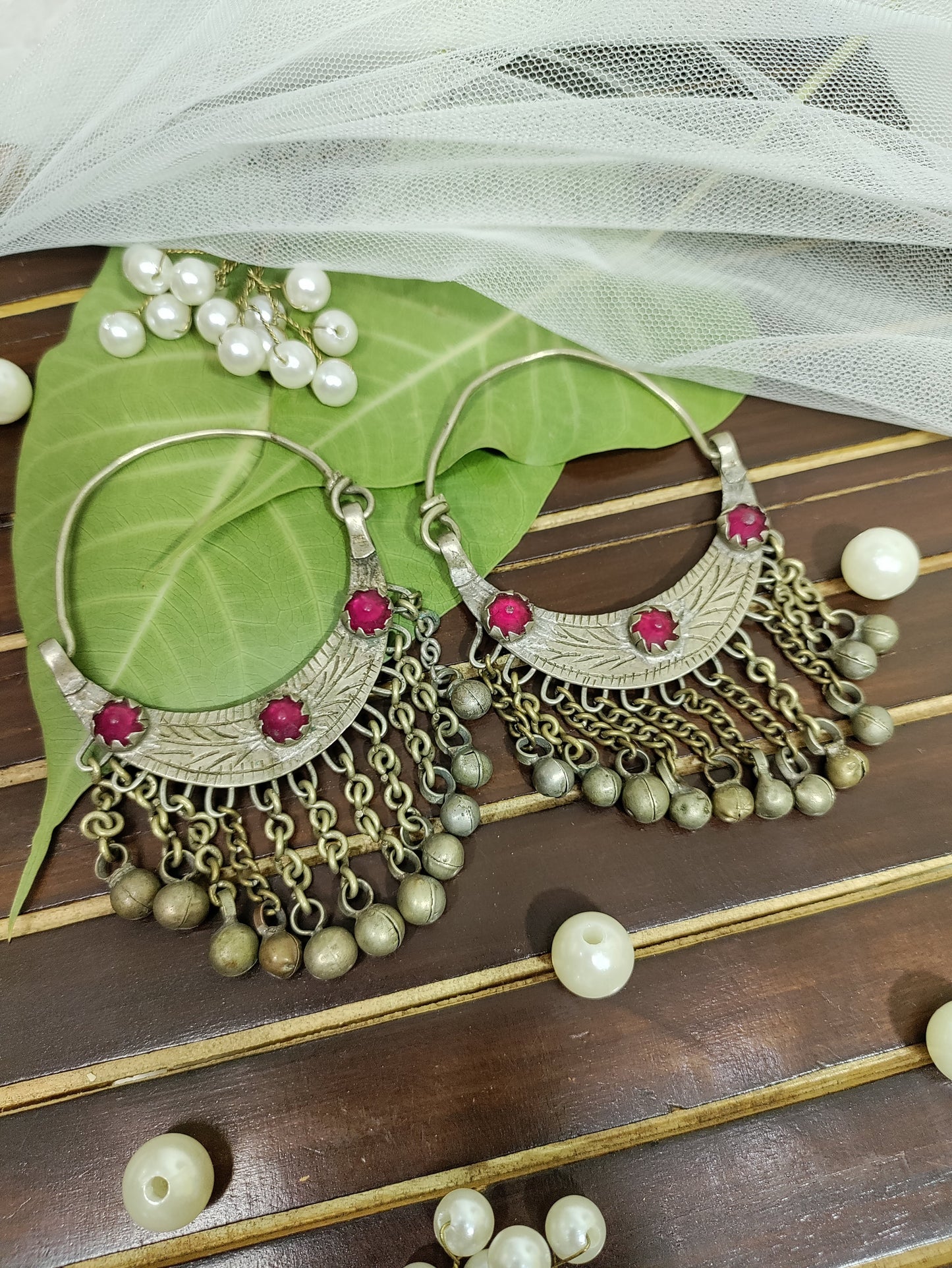 HAZEEMA AFGHAN EARRINGS