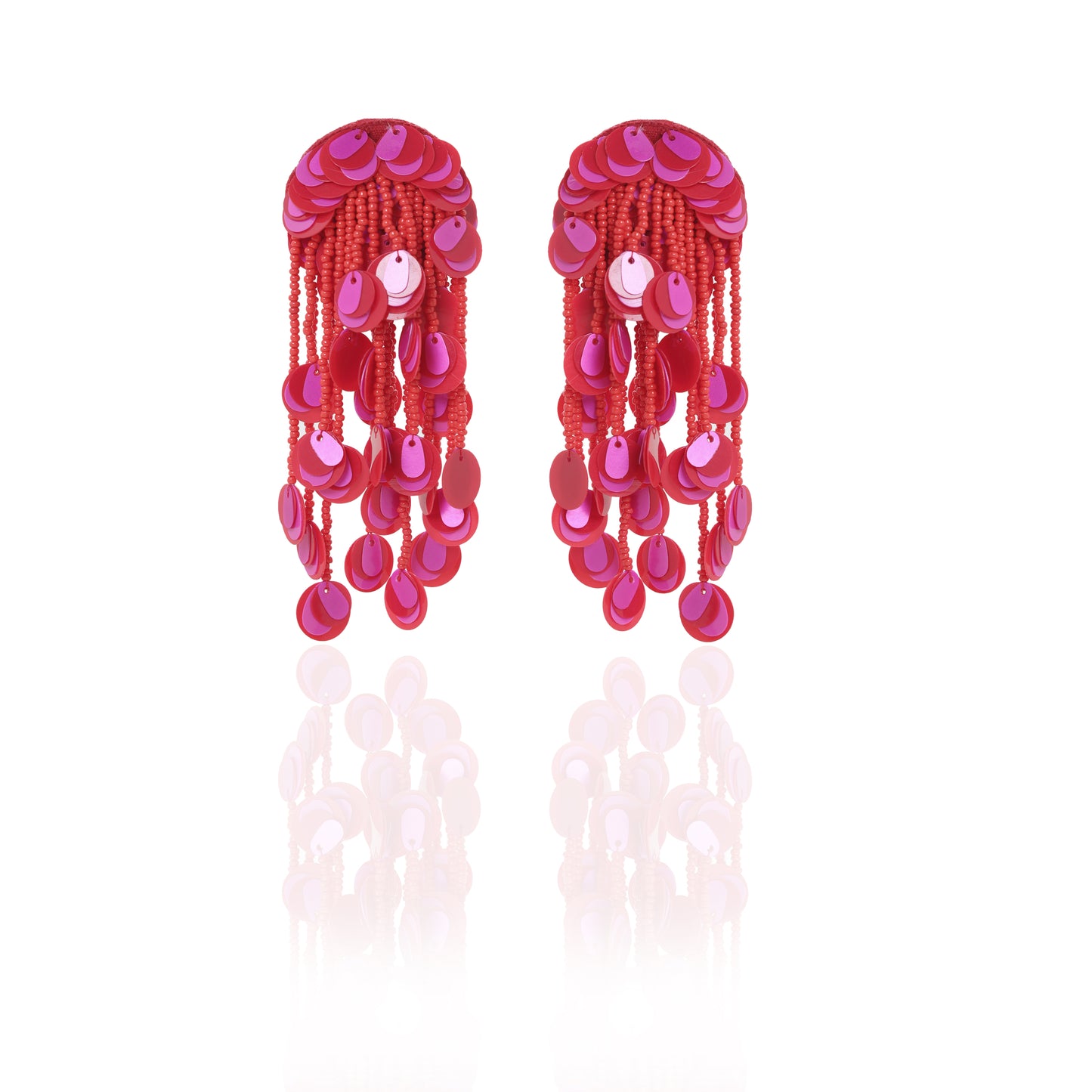 SIYA SEQUINS TASSEL EARRINGS