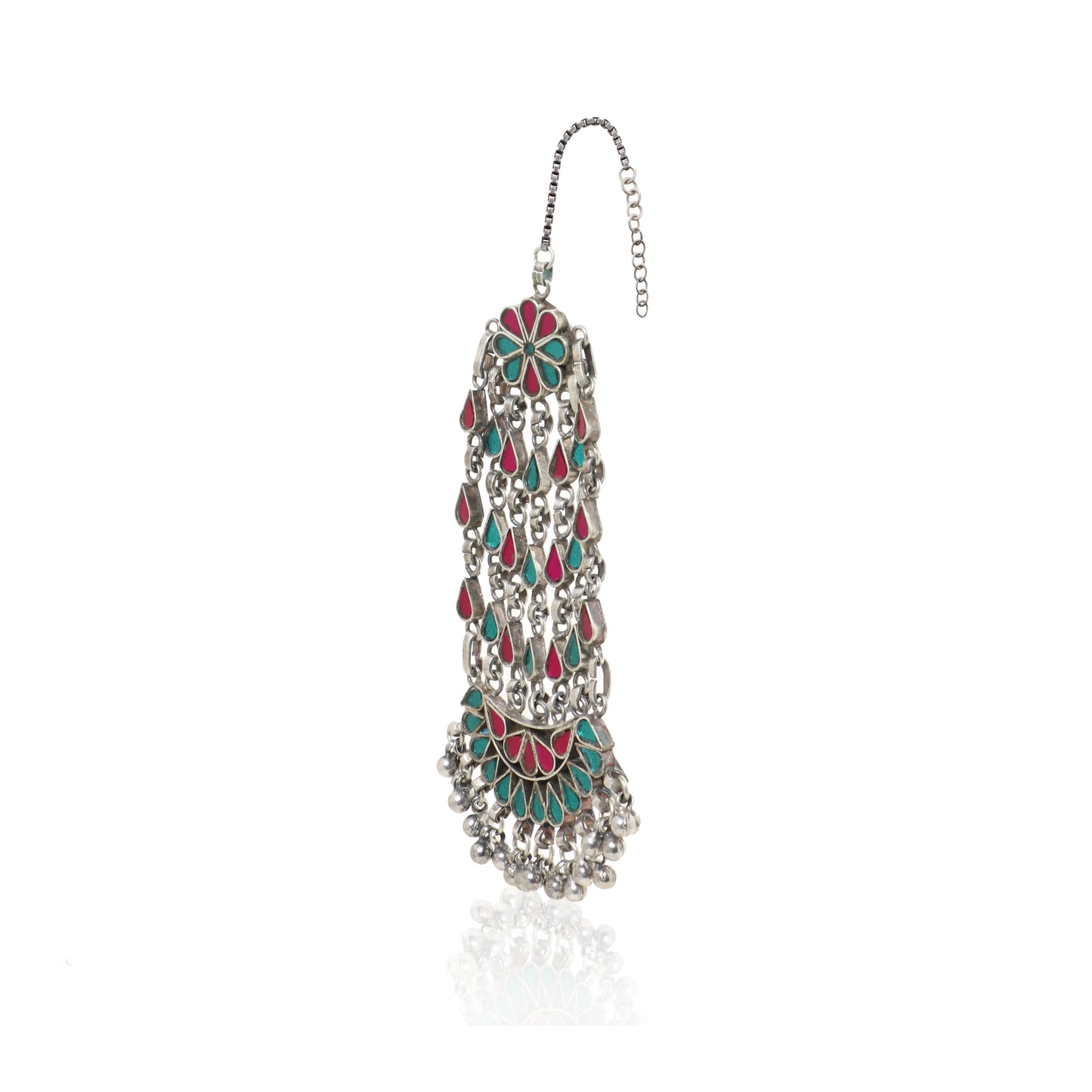 AAMREEN PASSA GLASS EARRINGS-MULTICOLOURED