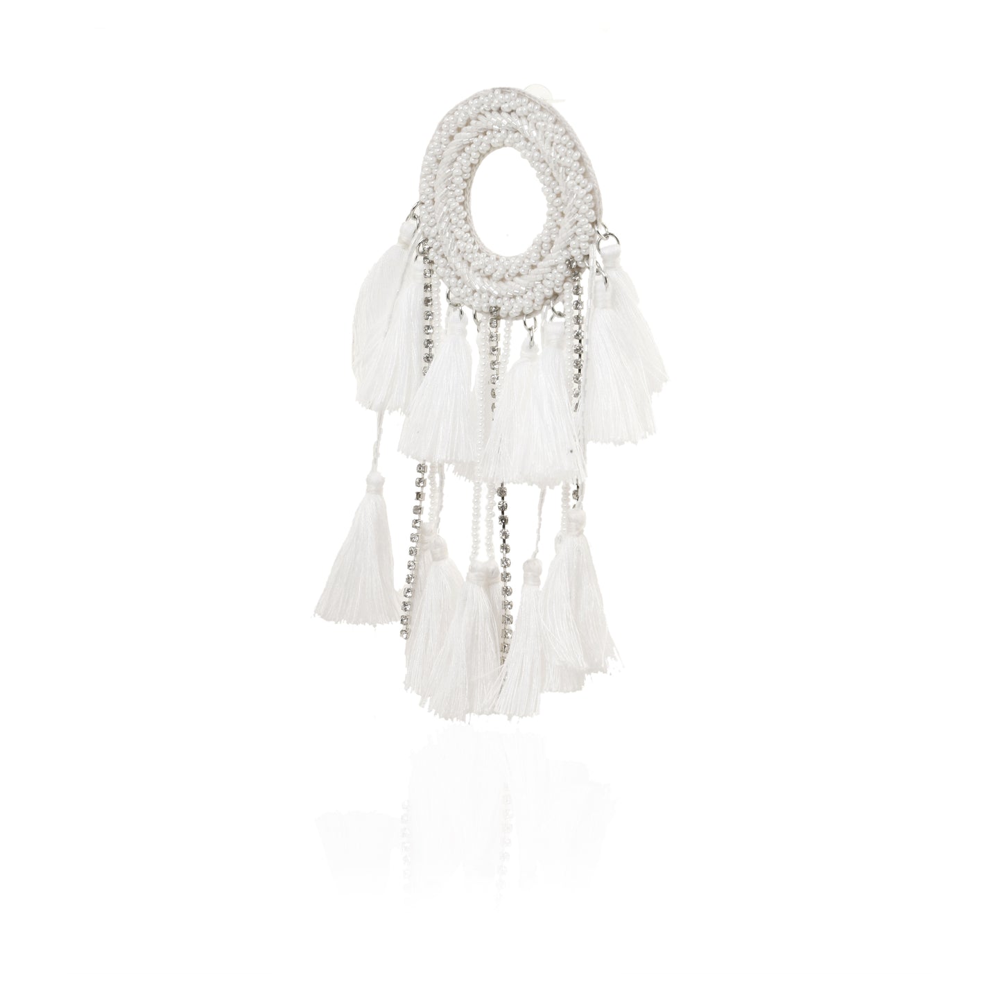 Eva Earrings - white