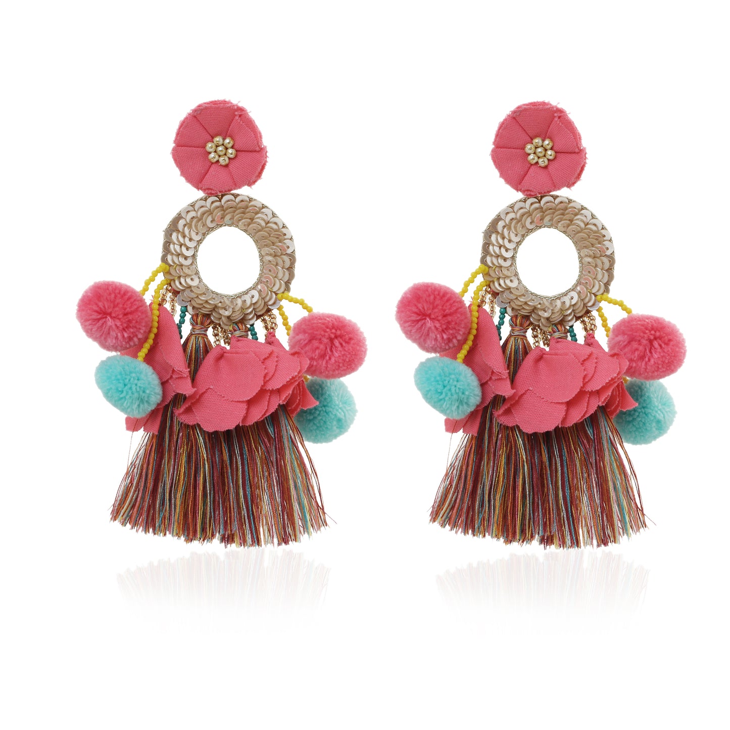 KIARA POMPOM EARRINGS