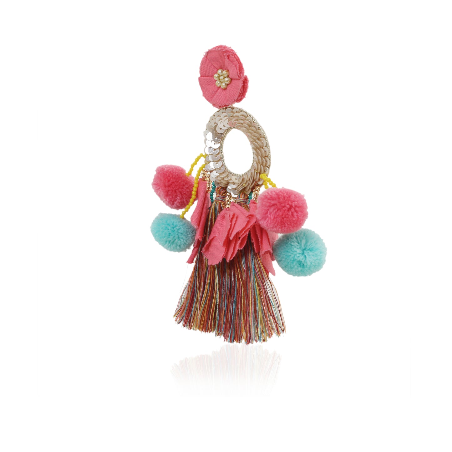 KIARA POMPOM EARRINGS