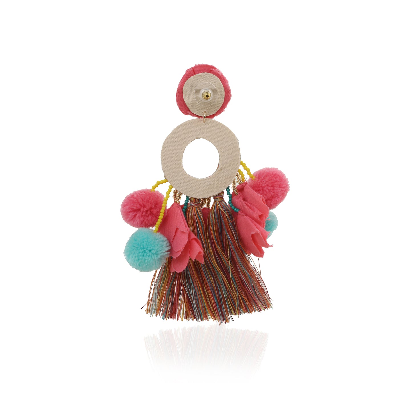KIARA POMPOM EARRINGS