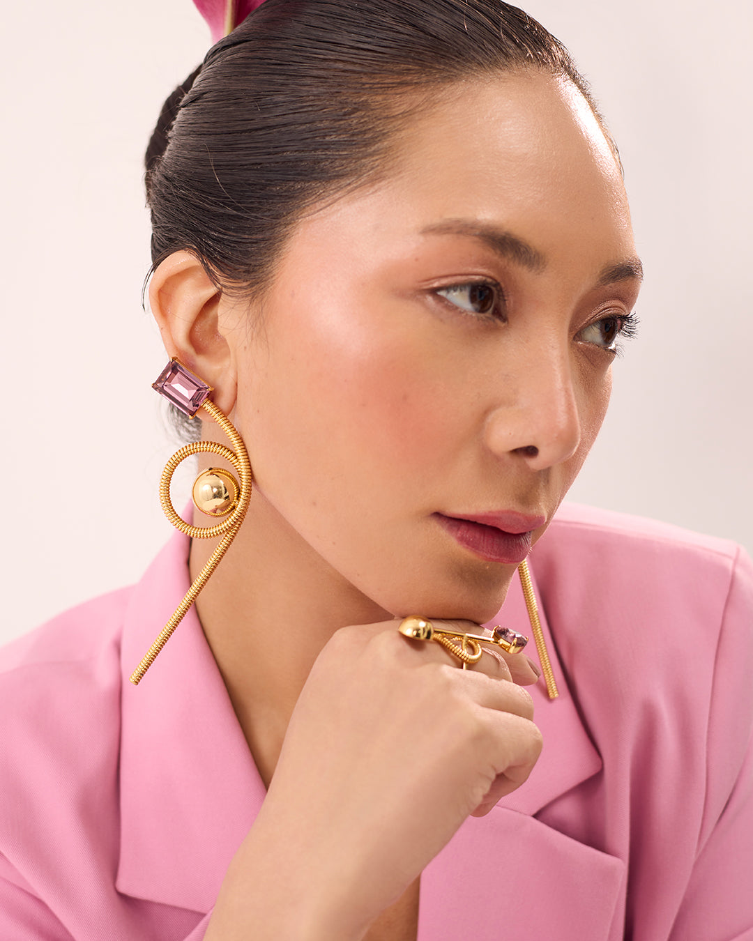 LILY GEMSTONE EARRINGS