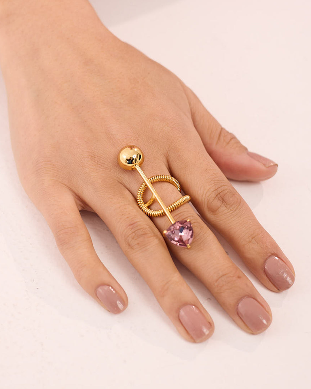 ROSE GEMSTONE RING