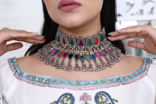 ZUBEDA GLASS CHOKER