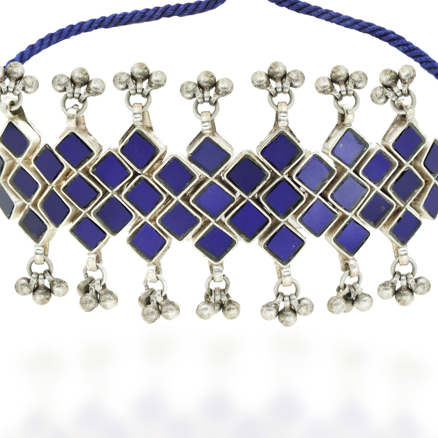 Afzaa Glass Choker - Blue