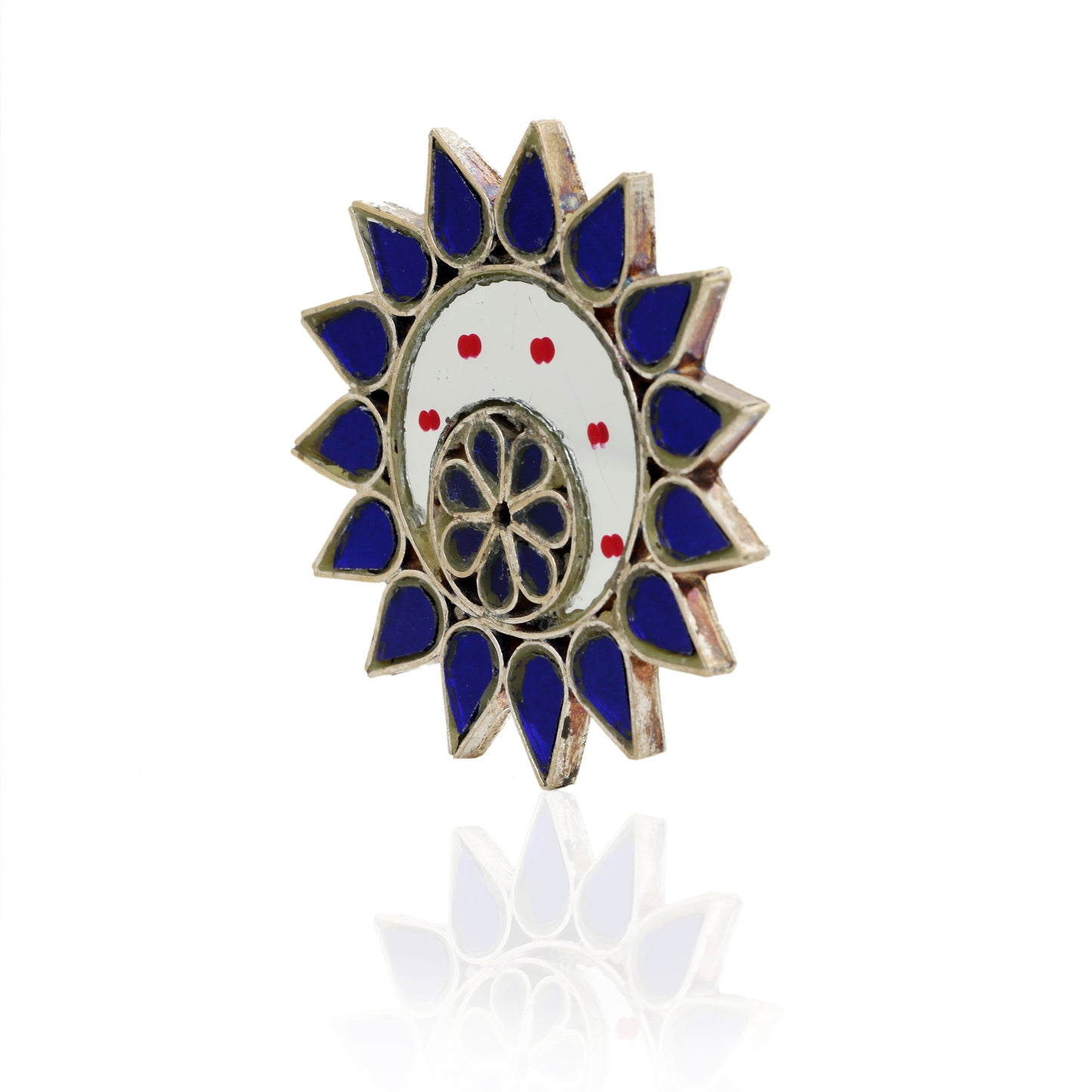 BLUE PHOOL RING