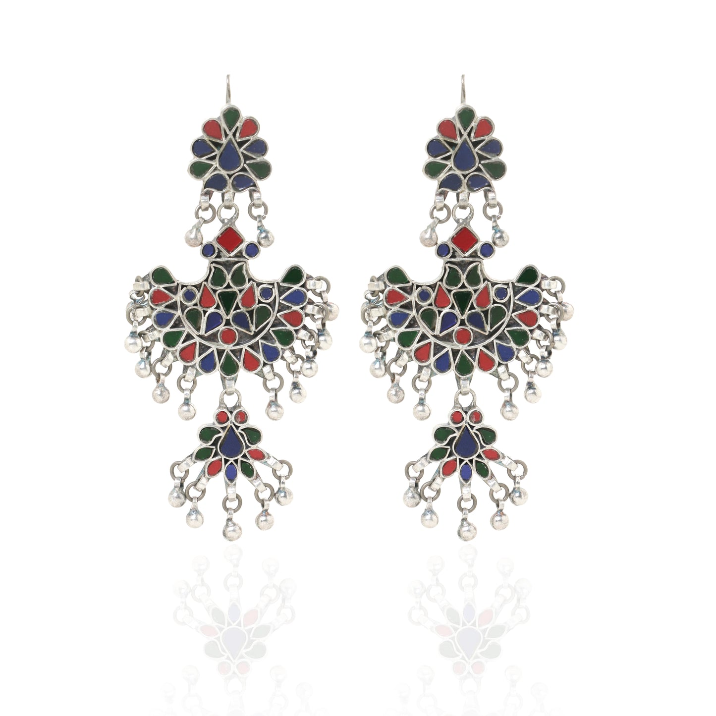 Mili Multicolored Glass Earrings