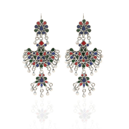 Mili Multicolored Glass Earrings