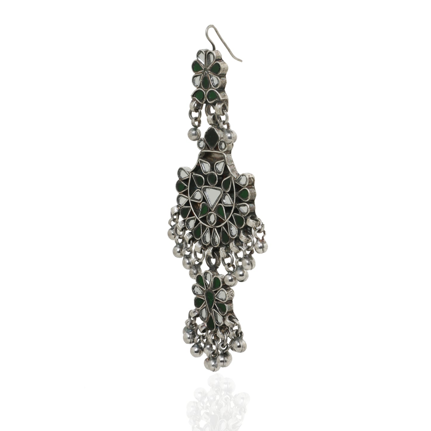 Avni Glass Earrings - green