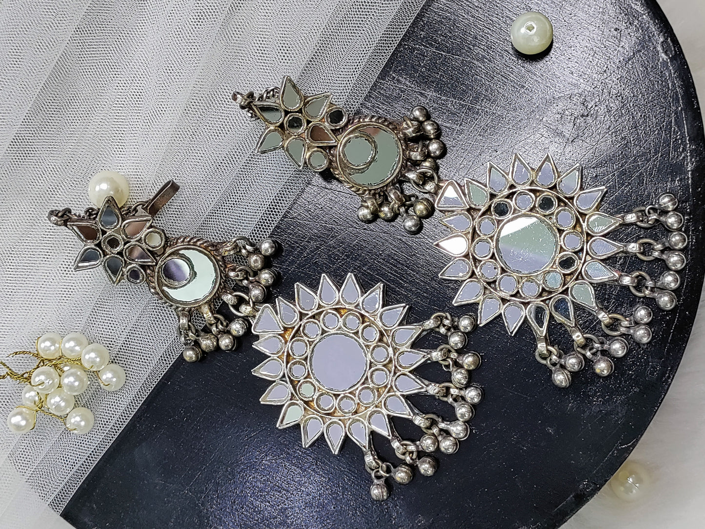 SAHIBA GLASS EARRINGS